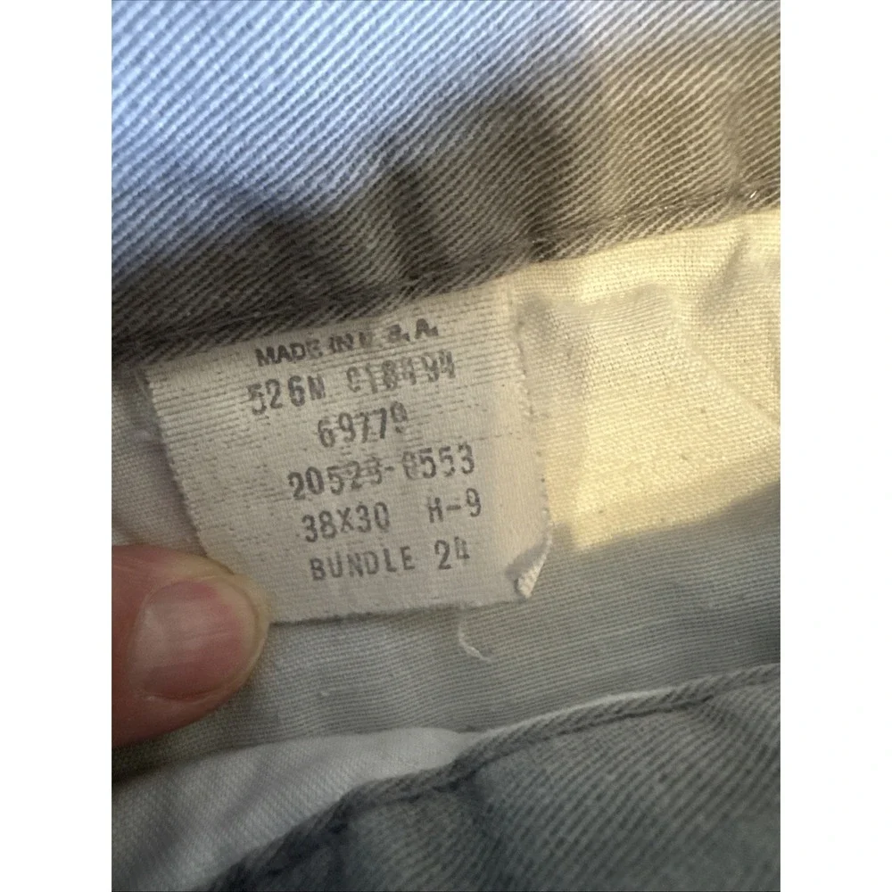 VTG 90s Dockers Mens 38x30 Gray Pleated Front Chino Pants USA Made